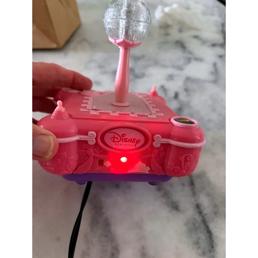Disney Princess TV Games Jakks Pacific Plug Play Joystick Console Pink Tested